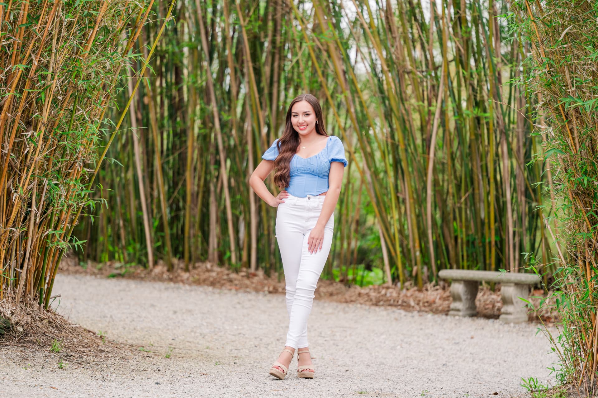 Rip Van Winkle Gardens / Jefferson Island senior session sample 4