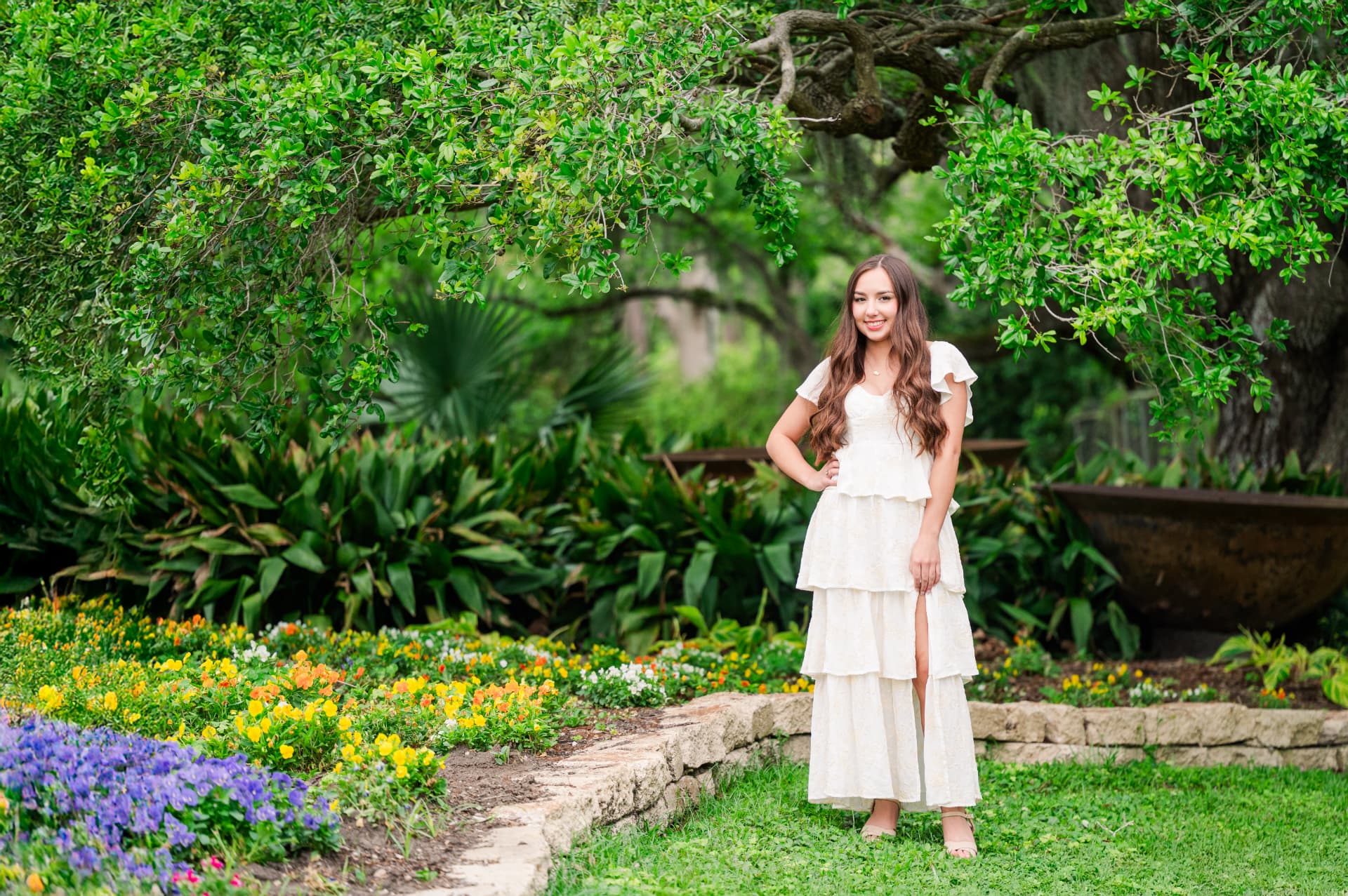 Rip Van Winkle Gardens / Jefferson Island senior session sample 7