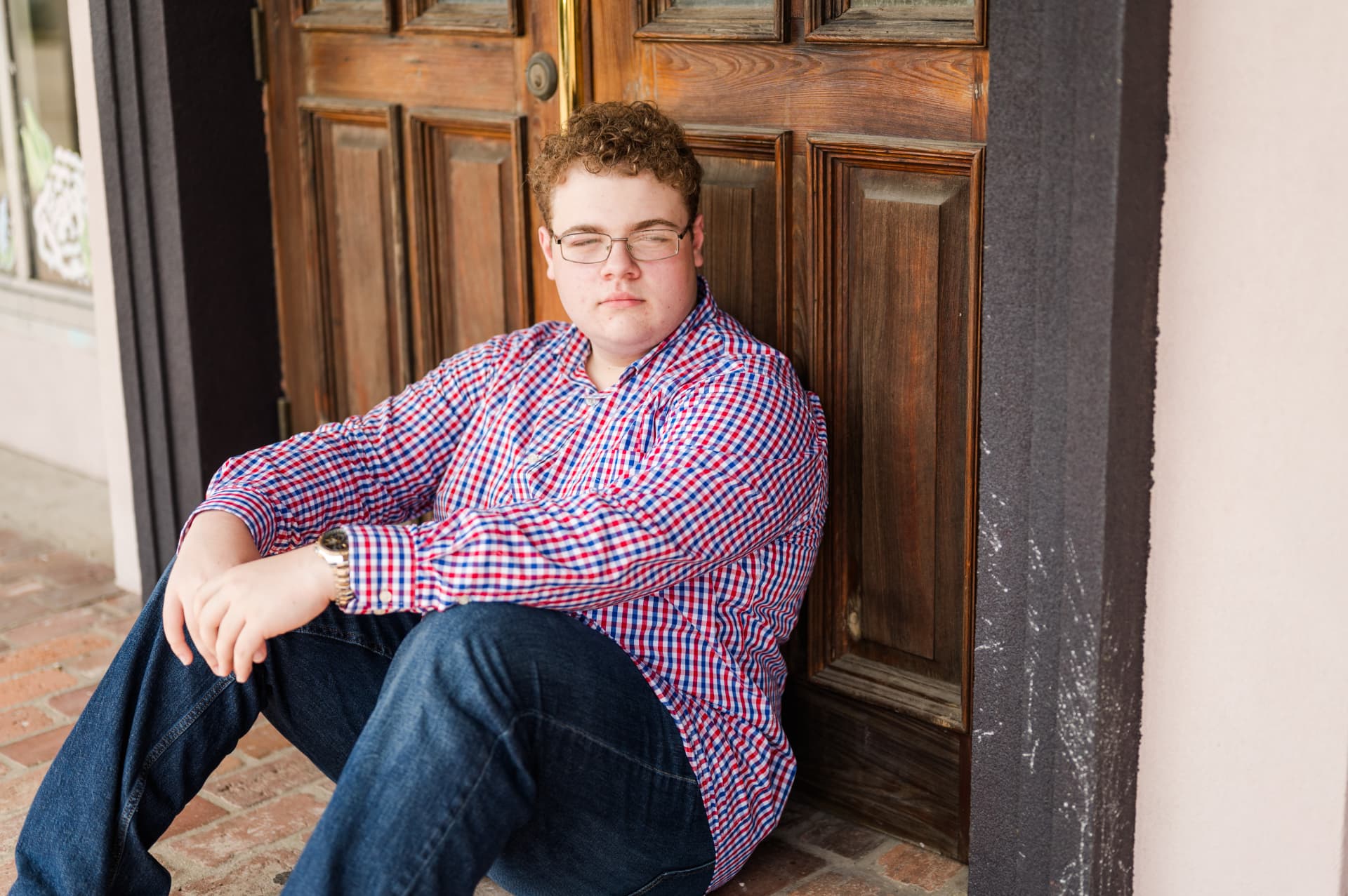 Downtown Morgan City senior session sample 1