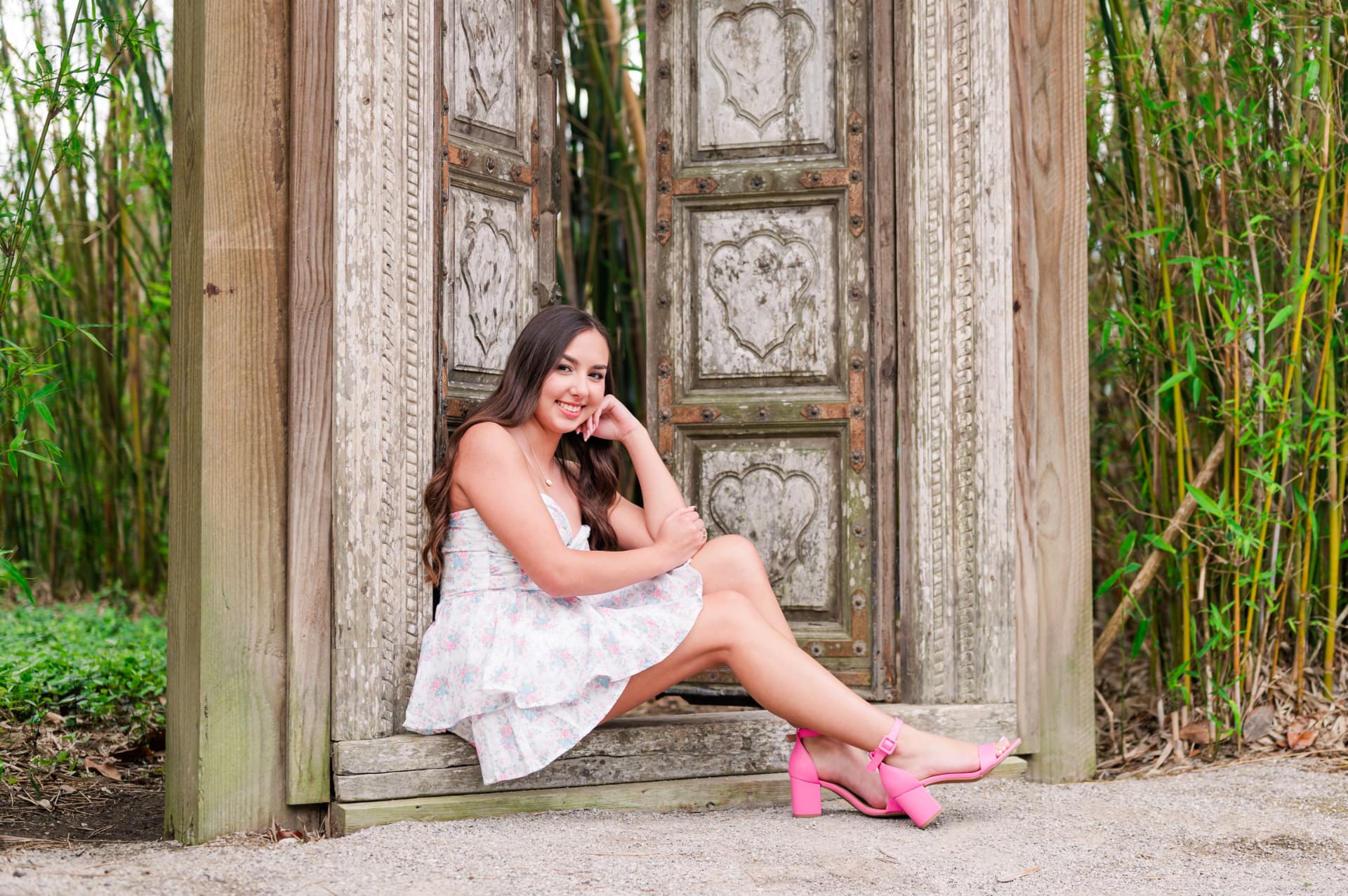 Rip Van Winkle Gardens / Jefferson Island senior session sample 5