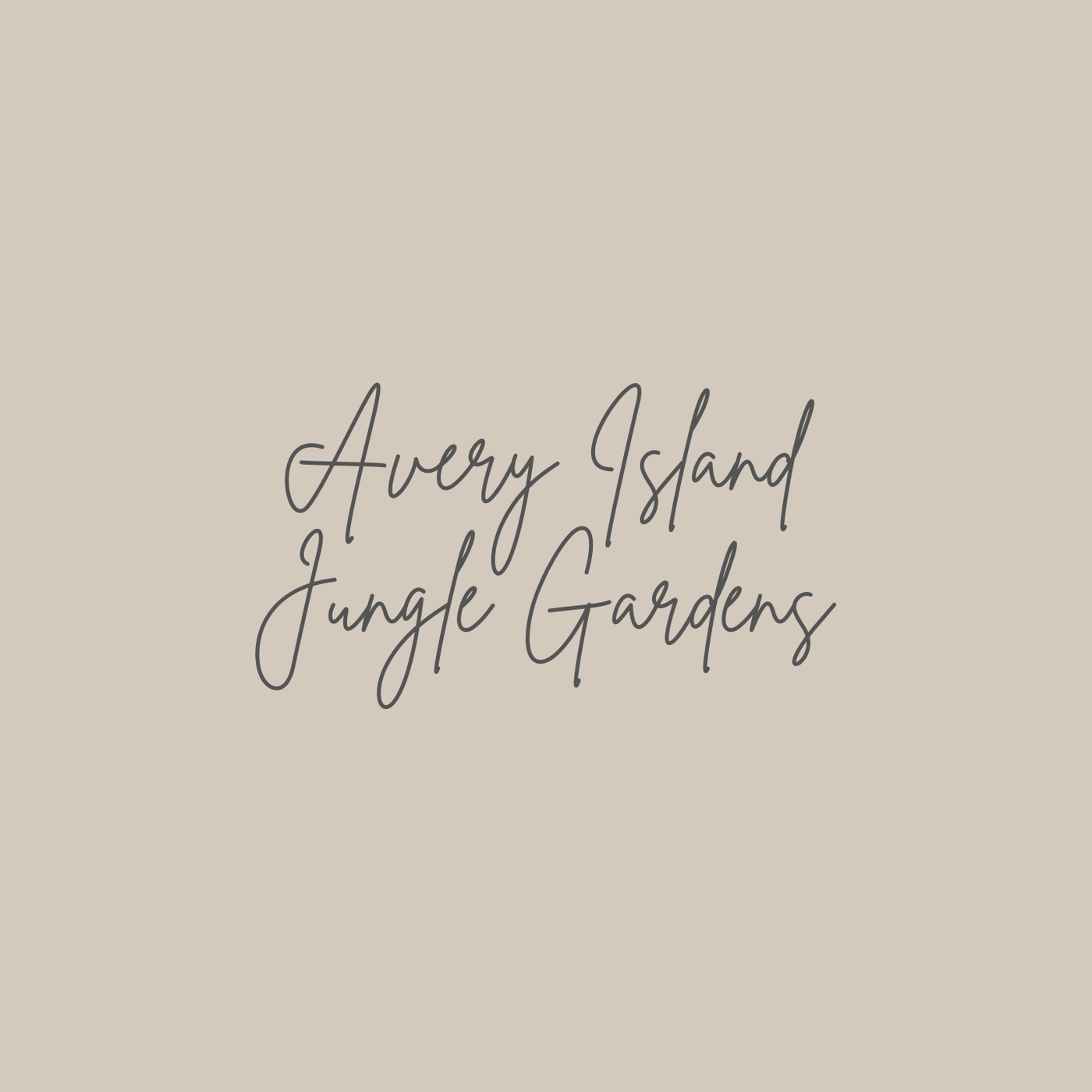 Avery Island / Jungle Gardens location cover